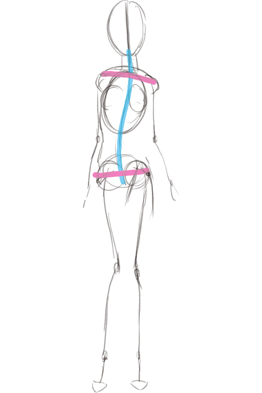 セクシーな立ちポーズを描く 骨格と筋肉を意識して描く立ち絵の基本 動きのあるポーズの描き方 セクシーキャラクター編 第3回 Pictures