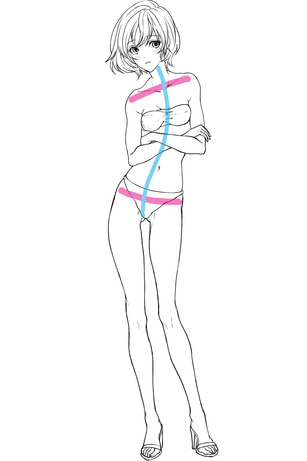 人物を描くのに重要なコントラポストとは ポーズの重心を意識して体の曲線を強調する 動きのあるポーズの描き方 セクシーキャラクター編 第2回 Pictures