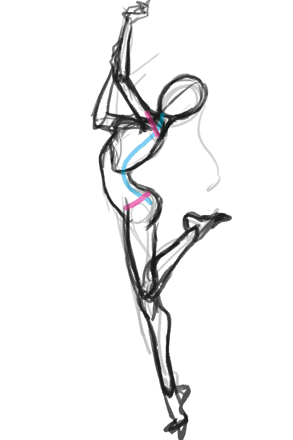 セクシーな前かがみのポーズなど 激しい動きと重力によって変化する体の部位を表現する 動きのあるポーズの描き方 セクシーキャラクター編 第5回 Pictures