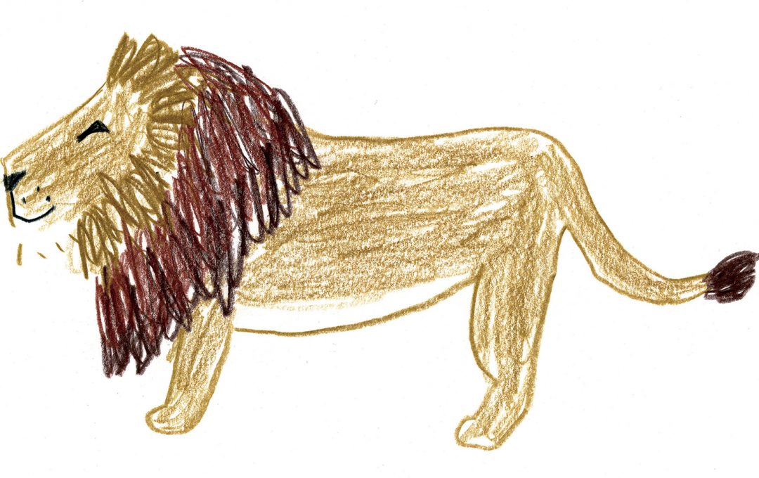 ライオンを描いてみよう！