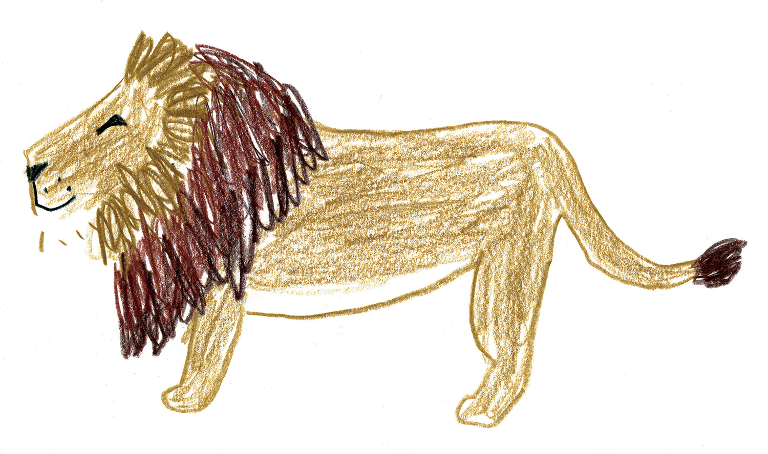 ライオンの絵 - 絵画