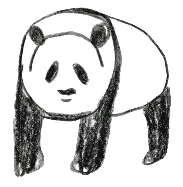 ジャイアントパンダを描いてみよう ミヤタチカのお絵描き動物園 ゆるく楽しい描き方レッスン 第５回 Pictures