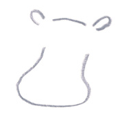 ミヤタチカのお絵描き動物園-第８回カバDrawing01