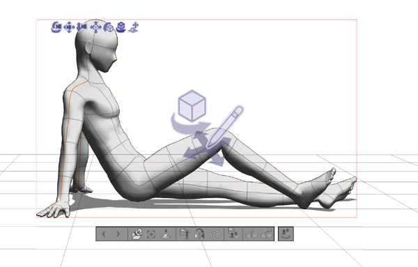 「3Dデッサン人形」で描ける構図・ポーズのパターンを増やそう
