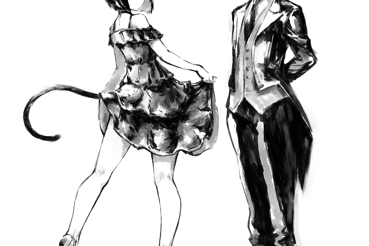 モノクロイラストの極意 水墨画テイストで味のある線の表現を楽しむ モノクロイラストテクニック 第9回 Pictures モノクロイラストの極意 水墨画テイストで味のある線の表現を楽しむ モノクロイラストテクニック 第9回 Pictures