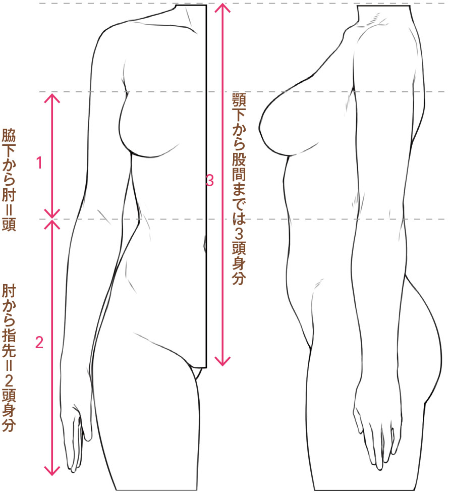 女性の上半身を上手に描こう 胴体と腕 手指の動きを組み合わせたポーズ表現 ちょっぴりhなおんなのこの描き方 第7回 Pictures