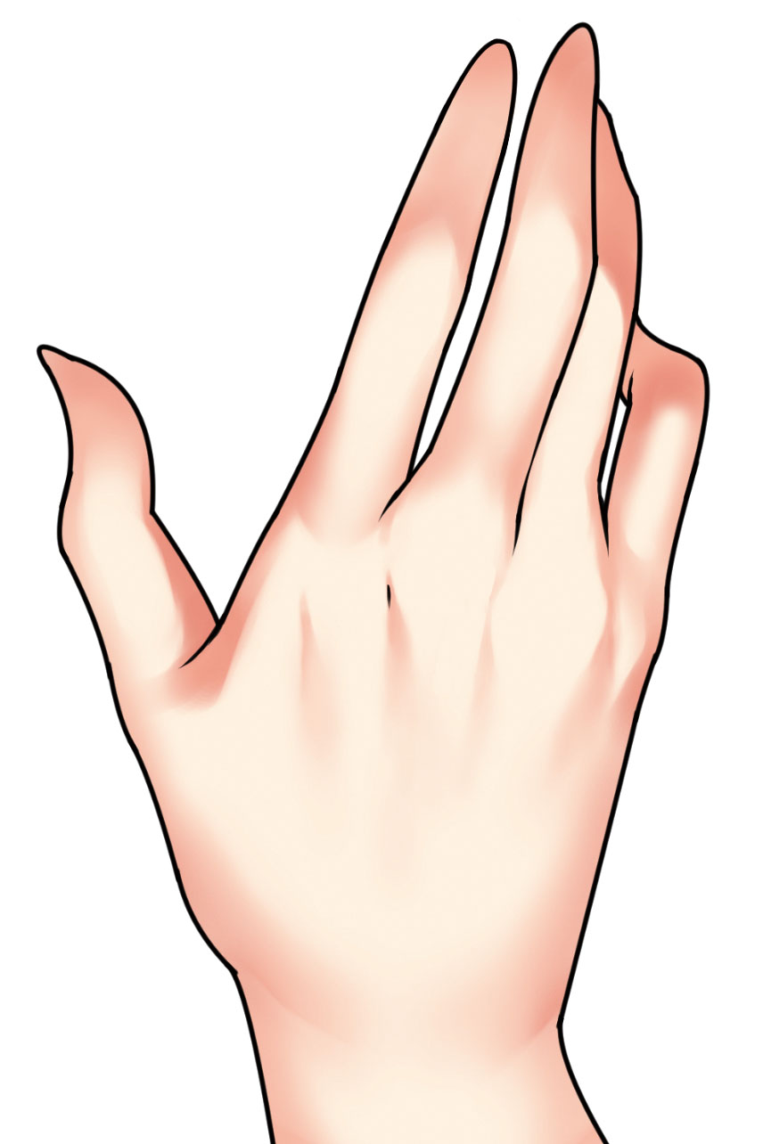 人物の状態を単独で表現できる 手指 と 爪 の描写をマスターしよう