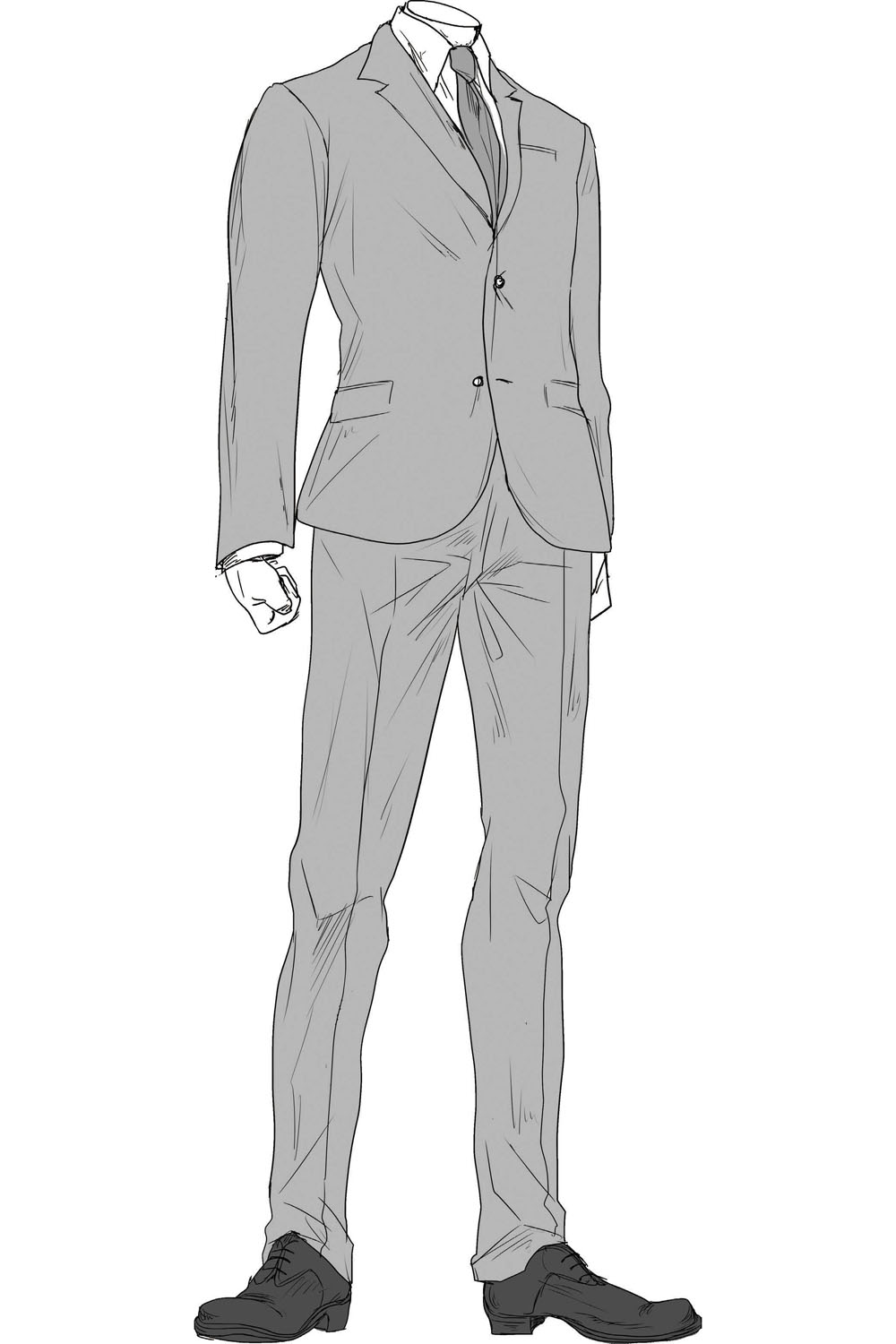 男性キャラクターを描くコツとは スーツ姿がよく似合う 硬派な 男