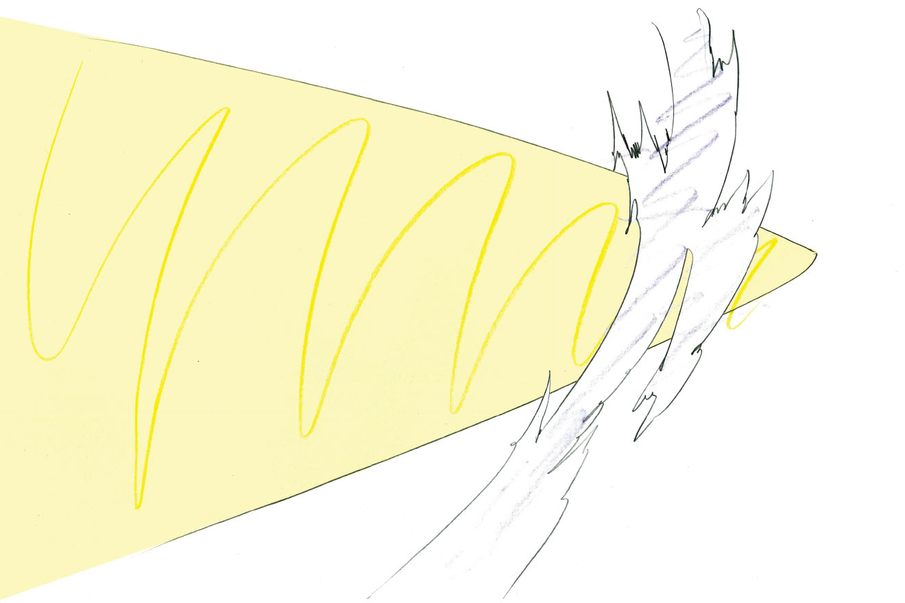 弾丸がまとう 衝撃波 の描き方 アニメーションのエフェクト作画テクニック 第6回 Pictures