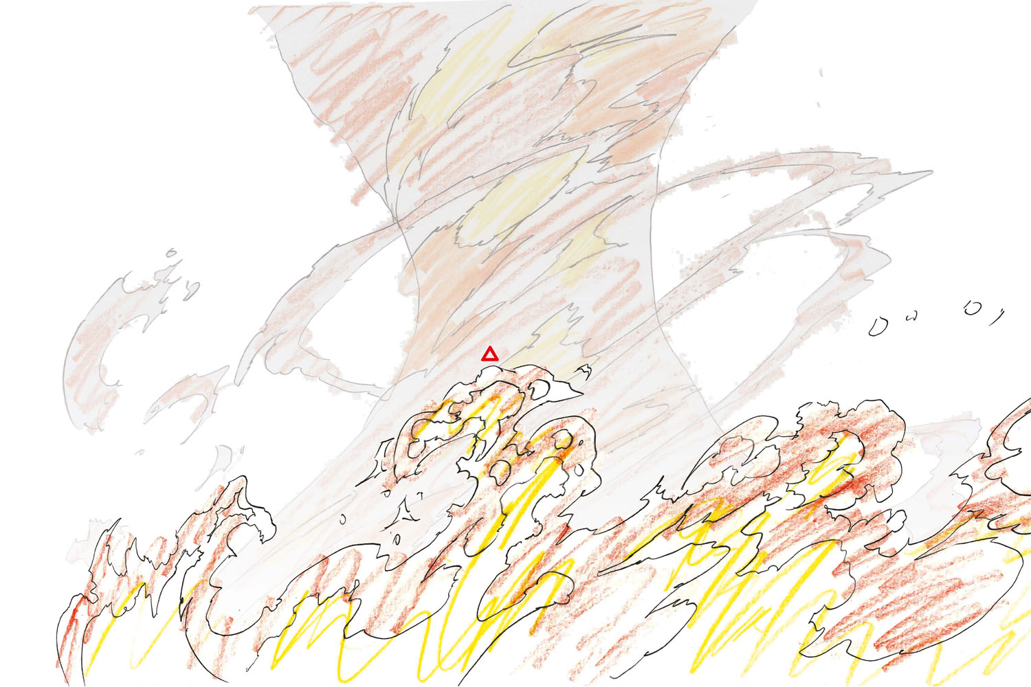 炎を炎らしく見せるコツは 丸み と 尖り の併用 アニメーションのエフェクト作画テクニック 第2回 Pictures
