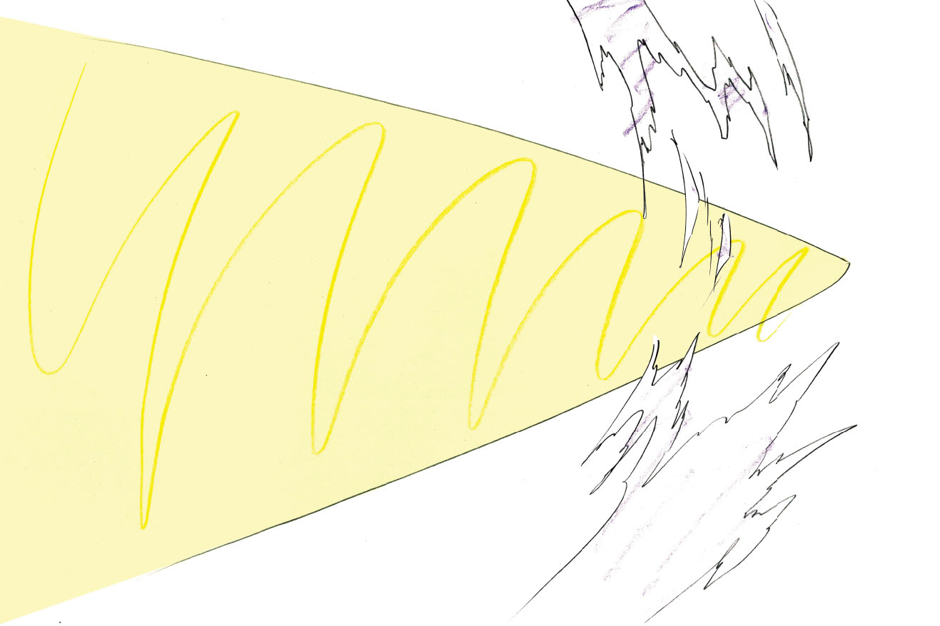 弾丸がまとう 衝撃波 の描き方 アニメーションのエフェクト作画テクニック 第6回 Pictures