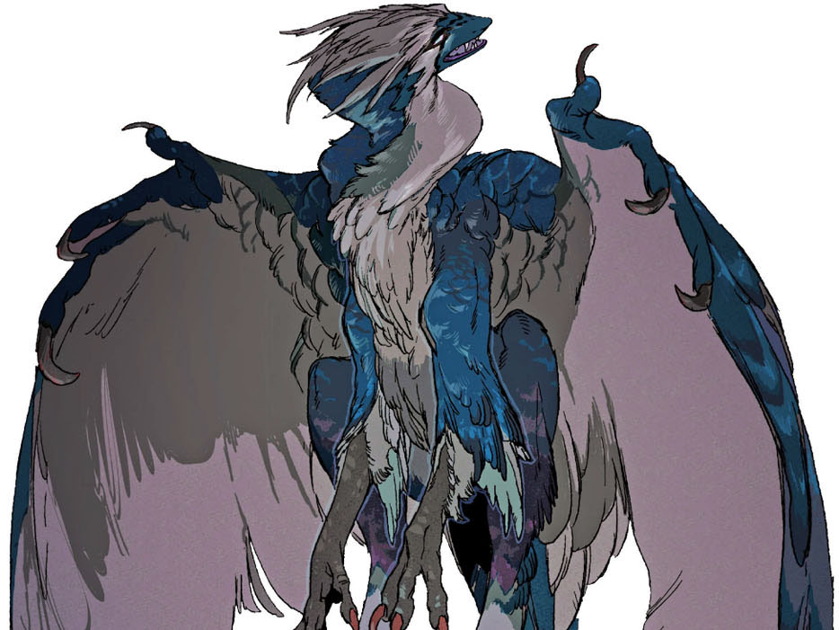 狼 鳥 二種の要素を持ったクリーチャーをデザインする 獣人 擬人化 人外デザインのコツ 第7回 Pictures